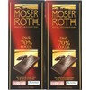 Moser Roth 70% Premium Fine German Dark Chocolate Bars. (Pack