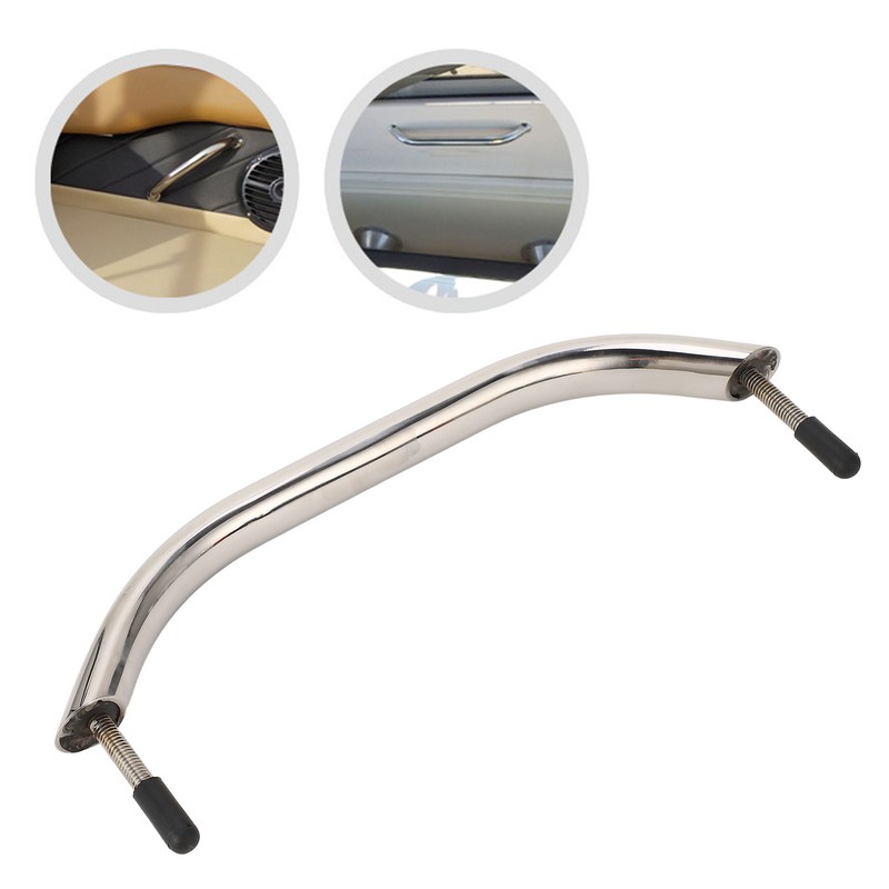 Boat Grab Bar Oval Tube 304 Stainless Steel Bright Polished