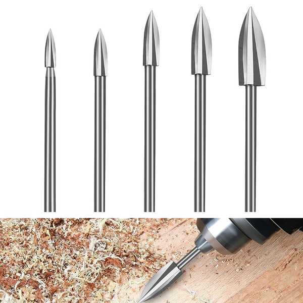 Wood Carving Tool Cutter with 3 mm Shank, Compatible with