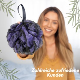 Bath Sponge [Pack of 3] Shower Sponge, Exfoliating Glove, Bath Brush, Exfoliating Sponge, Loofah Sponge, Extra Large (Mix B)