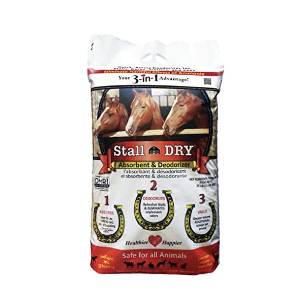Stall Dry Absorbent & Deodorizer Odor Neutralizer - Remove Ammonia