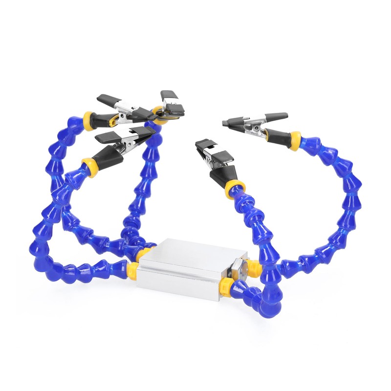 Benches Vise Table Clamp with Flexible Arm Aluminum Alloy Clamp