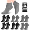 ELUTONG Unisex Non Slip Socks for Yoga,Pilates,Workout,Home,Hospital Ankle Cotton Anti