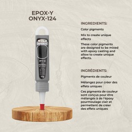 SamaN Color Pigments – To be mixed with Epoxy - Create Colorful Epoxy Riverbeds Projects – Black