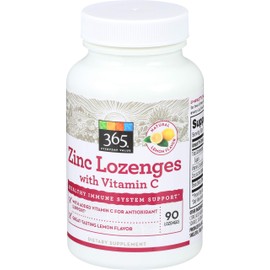 365 Everyday Value 365 Everyday Value, Zinc Lozenge with Vitamin C, 90 ct (Pack of 2)