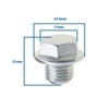 SING F LTD 2PCS Oil Drain Plugs with Gaskets 90009-PH1-000