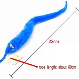 EPRHY Plush Toy Magic Twisty Fuzzy Worm Wiggle Moving Sea Horse Trick Toy Pack of 12