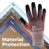 Scan Cut Resistant Level F Gloves, Nitrile Palm, Enhanced Grip,