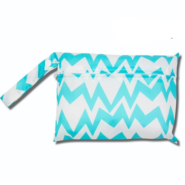 Qiantull Mini Nappy Bag with Colourful Animal Pattern Waterproof Wet