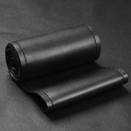 Funda de cuero genuino para volante, diseño antideslizante, acolchado suave, universal de 38.10 cm, fundas de coche para instalar tú mismo(a) de BMLEI