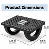 Ergonomic Rocking Footrest for Under Desk Use – Textured Massage