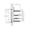 V0026 - V 4400 WF Door Hinge for Room Doors