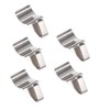 Ciieeo 5Pcs No Drill Hook Stainless Steel Vinyl Wallboard Hidden