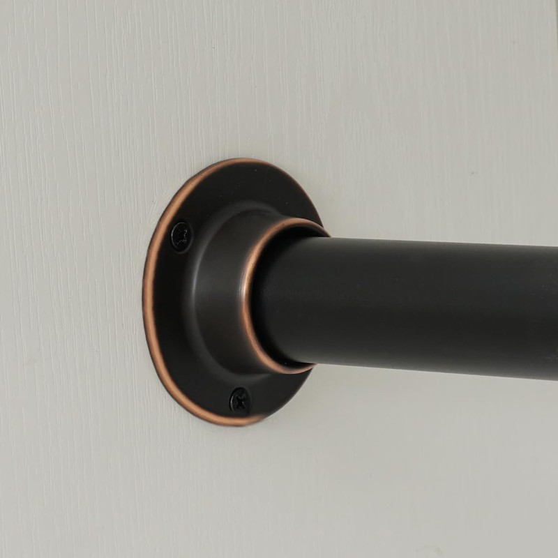 Soporte para barra de clóset, paquete de 4 unidades de