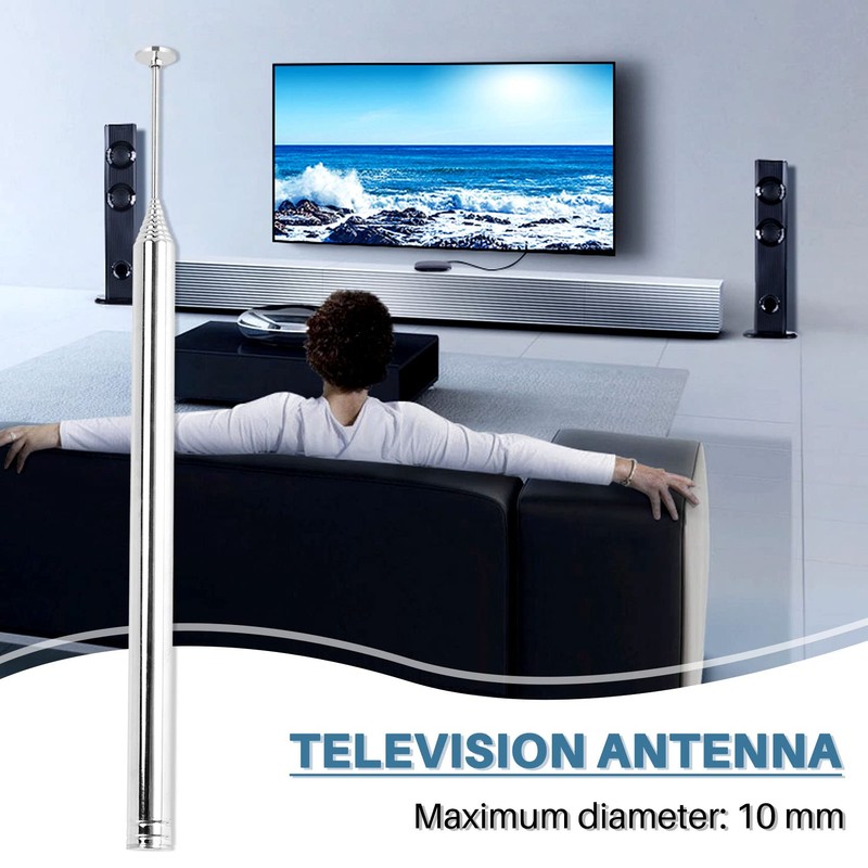 115 cm 10 Section Telescopic Antenna FM AM Radio