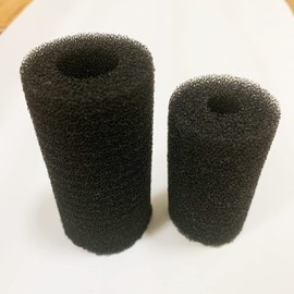 XCRUI 2 Pcs 12mm/16mm Stainless Steel Aquarium Filter Intake Guard Mesh Cover,Fish Tank Filter Guard with 2PCS Filter Sponge for Breeding Fish Shrimp Tank