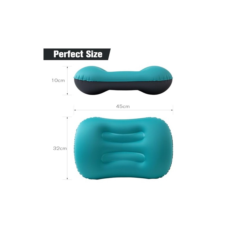 Ultralight Inflatable Travel Pillow - Ergonomic Camping Cushion