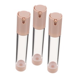 Mikinona 3pcs Travel Lotion Bottles with Pump for Creams and Lotions Stylish Airless Vacuum Pump Dispensers for Skincare The Go