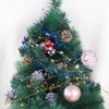 VEYLIN 50ft Star Shaped Tinsel Wire Garland for Christmas Trees