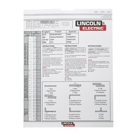Lincoln Electric TIG Slide Rule