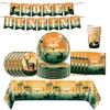 Zempertoopa Hunting Birthday Party Decorations, Hunting Camouflage Party Paper Plates,