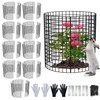 10 Pack Plant Protector from Animals, 13.5" Dia x 14"