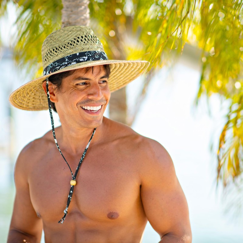 Panama Jack Safari Excursion Hat (Tropical Black, Large)