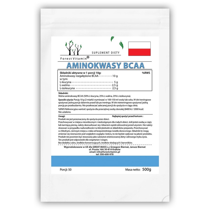 BCAA - Forest Vitamin - Pure BCAA 2:1:1 Instant -