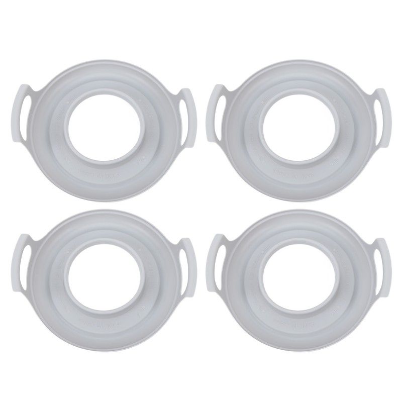 Microwave Cool Plate Spill Proof Microwave Bowl Carrying Tray with