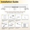 FELIDESIGN Curtain Track, Ceiling Curtain Track for Room Divider, Ceiling