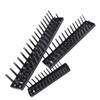 3PCS 1/4in 3/8in 1/2in Socket Holder Organizer Black Multifunctional Storage