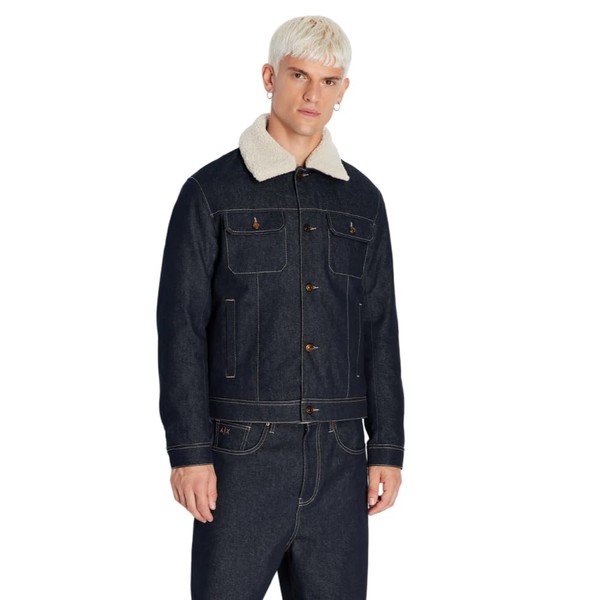 A | X ARMANI EXCHANGE Men's Cotton Jacket with Teddy