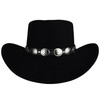 Bailey Western Men's Ellsworth Cowboy Hat, Black, 6.875
