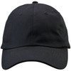 United Athle 967001 967001 Cotton Twill Low Cap, Black