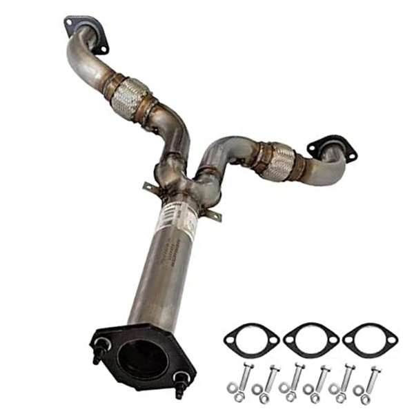Exhaust Flex Y-Pipe with Bolts compatible with 03-2006 350Z 03-2007
