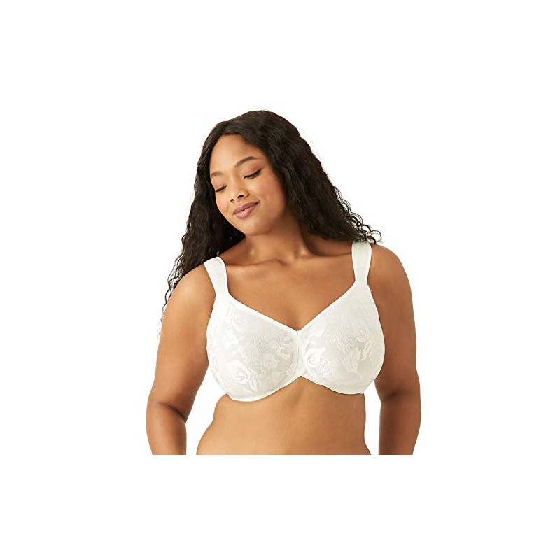 Wacoal Women's Awareness Unlined Full Figure Underwire Bra, Ivory, 42DDD