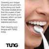 TUNG Brush Tongue Cleaner, Plastic TUNG Scraper, Tongue Cleaning to