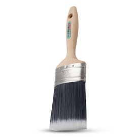 Axus Decor Captain Chunk Paint Brush (Onyx Color) - 3"/75mm - Synthetic Filaments, Unique Tricho Filaments, Smooth, Slightly Stiffness, Comfortable Handle, Rust-Resistant Stainless Steel