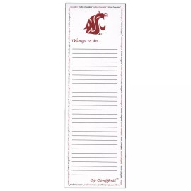 Fanatic Group Washington State Cougars Magnetic To Do List Pad