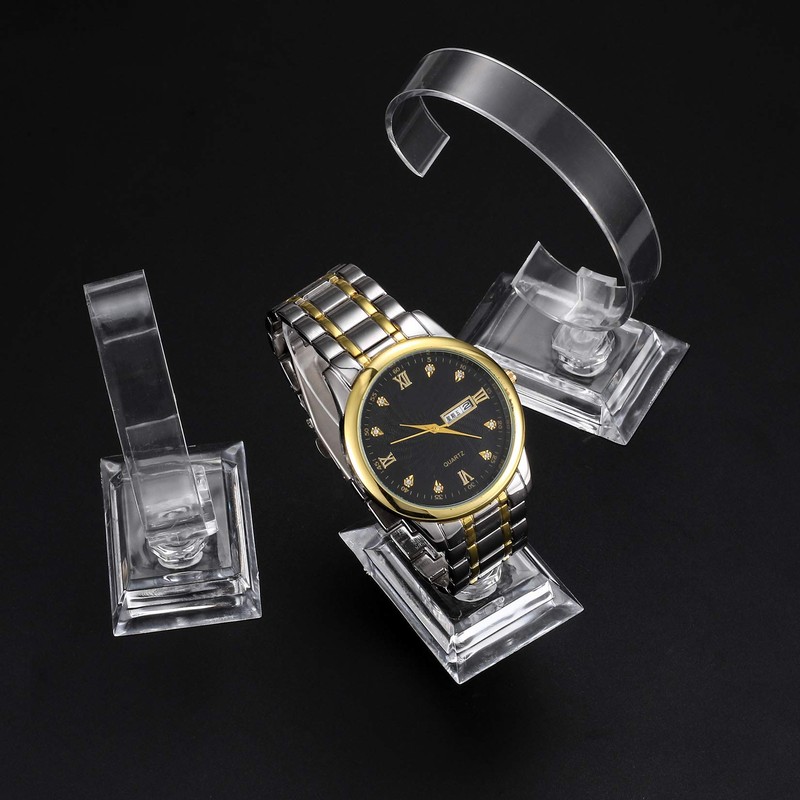 10 Pcs Watch Display Stand Holder, Transparent Bracelet Stand Holder,