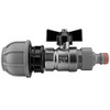 mdpe Compression Water Supply Pipe Fitting to Metal Butterfly Valve-Universal