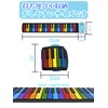 Roll Piano for Kids, Rollable, Easy to Maintain, Rainbow, Compact,