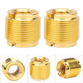 Bnineteenteam Microphone Screws, Microphone Screw Adapter Universal Microphone Microphone Clip with 5/8 Inch Male to 3/8 Inch Female, Pack of 2 Microphone Screws Audio Devices