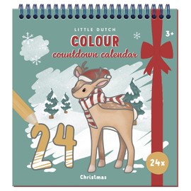 Little Dutch 126305 Advent Calendar Colouring Book/Colouring Book - Christmas