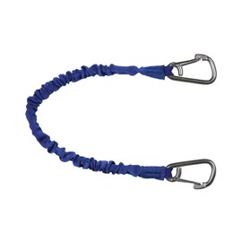 Extreme Max 3006.2903 BoatTector High-Strength Line Snubber & Storage Bungee, Value 2-Pack - 18" with Medium Hooks, Blue