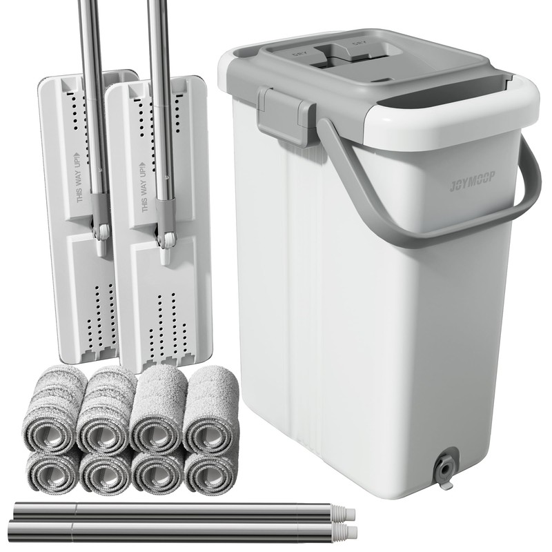 JOYMOOP Mop and Bucket with Wringer Set for Floor Cleaning