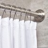 iDesign Metal Roller Shower Curtain Rings/Hooks for Standard Rods in