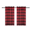 Simple Deluxe Buffalo Check Kitchen Tier Curtains, Plaid Gingham Small