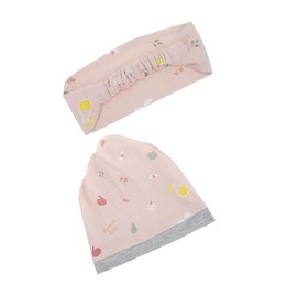 LIFKOME Maternity Hat for Postpartum Care Comfortable Confinement Hat and Turban Elastic Design for Women Protects Hair and Keeps Neat for Mothers Pink