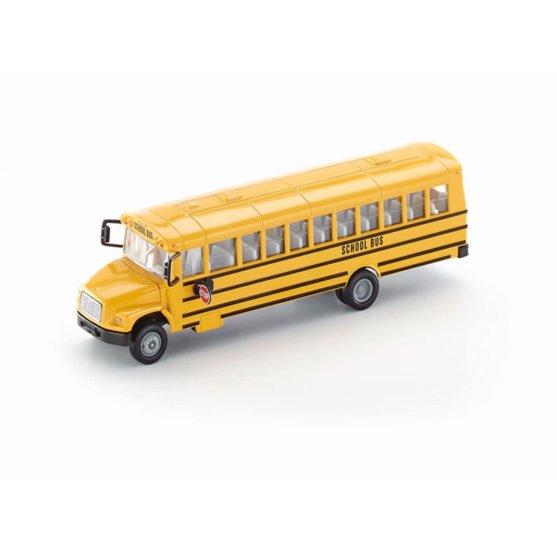 SIKU John Deere 6210R Model Tractor, US School Bus, As